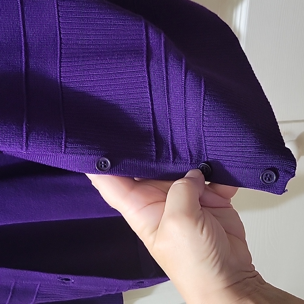Cable & Gauge purple sweater set. - Picture 5 of 5